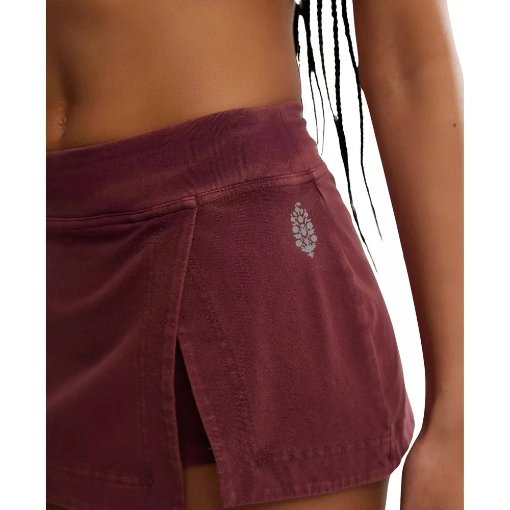 FP Movement by‎ Free People Hot Shot Mini Skort Size Large NWT - Picture 2 of 10